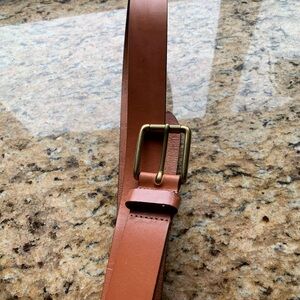 Worn 1x Classic Leather Belt - Ralph Lauren Polo - Cognac color- 48 inches